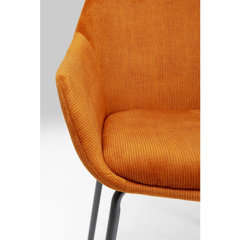 RAVELLO Chair with Armrest Avignon Orange